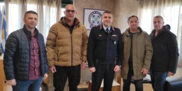 Εθιμοτυπική Επίσκεψη της Ένωσης Συνοριακών Φυλάκων Καστοριάς στον κ. Γενικό Δυτικής Μακεδονίας