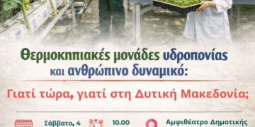 Θερμοκήπια υδροπονίας στη Δυτική Μακεδονία: Γιατί τώρα, γιατί εδώ και ποιες ευκαιρίες ανοίγονται 