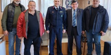 Συνάντηση του Συλλόγου Αποστράτων Σωμάτων Ασφαλείας Κοζάνης με τον Γενικό Περιφερειακό Αστυνομικό Διευθυντή Δυτικής Μακεδονίας