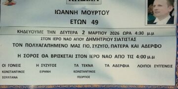 Σήμερα το τελευταίο αντίο στον Γιάννη