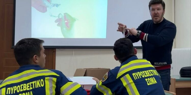 Τσοτύλι: Ενημέρωση για τον HIV/AIDS στην σχολή πυροσβεστικής  από το κέντρο υγείας Τσοτυλίου