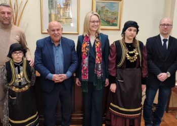 Επίσκεψη της Πρέσβειρας της Ιρλανδίας στον Δήμαρχο Γρεβενών