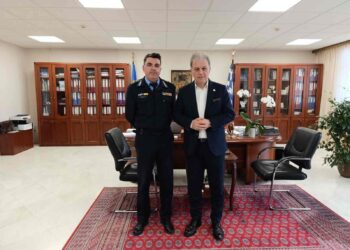 Επίσκεψη του νέου Συντονιστή Επιχειρήσεων Ηπείρου, Δυτικής Μακεδονίας και Νήσων στον Περιφερειάρχη Δυτικής Μακεδονίας