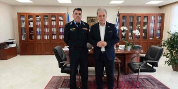 Επίσκεψη του νέου Συντονιστή Επιχειρήσεων Ηπείρου, Δυτικής Μακεδονίας και Νήσων στον Περιφερειάρχη Δυτικής Μακεδονίας