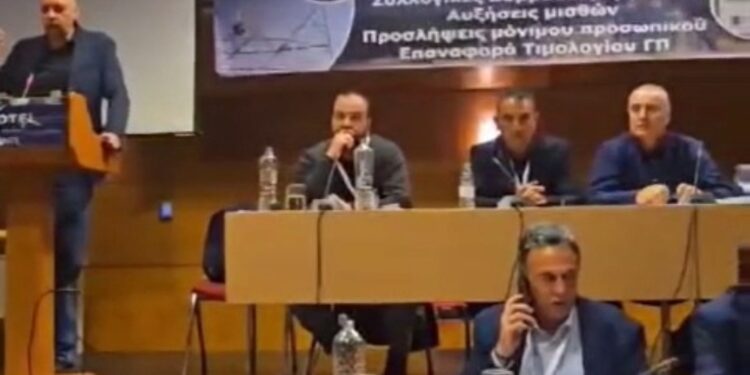 Ο Πρόεδρος του Σπάρτακου στο 40ο συνέδριο της ΓΕΝΟΠ