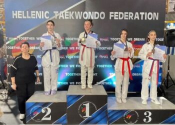 2η θέση ηια τη Νικολέτα Σιάμπαλια στο Τριεθνές Κύπελλο