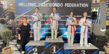 2η θέση ηια τη Νικολέτα Σιάμπαλια στο Τριεθνές Κύπελλο