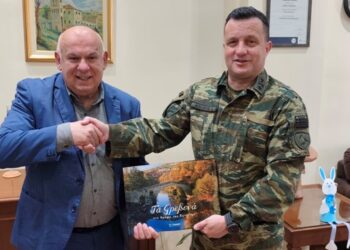 Συνάντηση του Δημάρχου Γρεβενών με τον νέο Διοικητή της 9ης Μηχανοποιημένης Ταξιαρχίας.