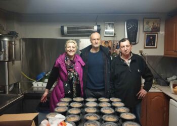 Διάθεση Τροφίμων στο Συσσίτιο Απόρων Δημοτών Βοΐου, από την Ένωση Στρατιωτικών Κοζάνης