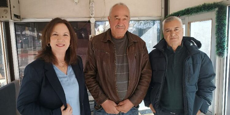 Καλλιόπη Βέττα:  Συνάντηση με την Ένωση Ραδιοταξί «Ο Πτολεμαίος»