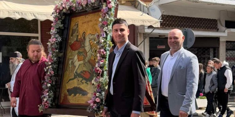 Η Νεάπολη τίμησε τον Άγιο Γεώργιο. Φωτογραφίες και βίντεο