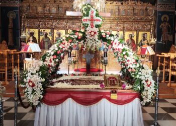 Ο Επιτάφιος στον Άγιο Δημήτριο Σιάτιστας. Φωτογραφίες