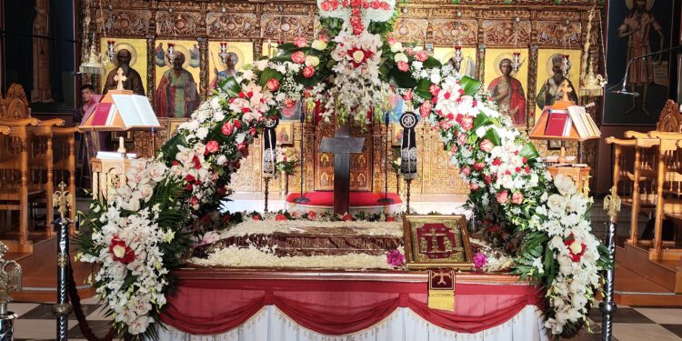 Ο Επιτάφιος στον Άγιο Δημήτριο Σιάτιστας. Φωτογραφίες