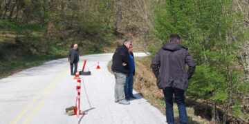 Αυτοψία στον Δίλοφο Βοΐου: Άμεση ανάγκη αποκατάστασης λόγω επικινδυνότητας της δημοτικής οδού