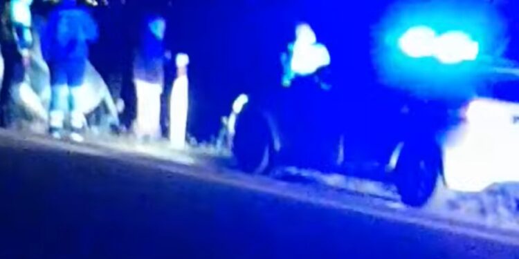 Τροχαίο έξω από το Βατερό. (Φωτογραφία)