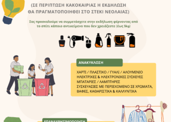 ΔΙΑΔΥΜΑ: Εκδήλωση με θέμα: «Επαναχρησιμοποίηση & Ανακύκλωση στην πράξη» στο Μαυροχώρι Καστοριάς