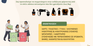 ΔΙΑΔΥΜΑ: Εκδήλωση με θέμα: «Επαναχρησιμοποίηση & Ανακύκλωση στην πράξη» στο Μαυροχώρι Καστοριάς