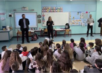 Επίσκεψη της ΔΕΥΑΒ στο 2ο Δημοτικό Σχολείο με αφορμή την Παγκόσμια Ημέρα Νερού