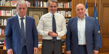 Με τον Πρωθυπουργό συναντήθηκαν ο Περιφερειάρχης και ο Πρόεδρος της ΠΕΔ Δυτικής Μακεδονίας