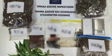 Κοζάνη: Συνελήφθη 51χρονος για διακίνηση ναρκωτικών και καλλιέργεια δενδρυλλίου κάνναβης