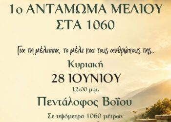 Δήμος Βοΐου: 1ο αντάμωμα μελιού στα 1060 στον Πεντάλοφο