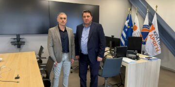 Λάζαρος Γκερεχτές: Συναντηση με τον Γενικό Γραμματέα Αποκατάστασης Φυσικών Καταστροφών και Κρατικής Αρωγής  Πέτρο Καμπούρη