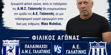 Γαλατινή: Φιλικός αγώνας προν τιμή του Νίκου Νιόπλια