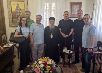 Επίσκεψη του Διοικητικού Συμβουλίου του Εμπορικού Συλλόγου Γρεβενών στον Σεβασμιώτατο Μητροπολίτη Γρεβενών κ.κ. Δαβίδ