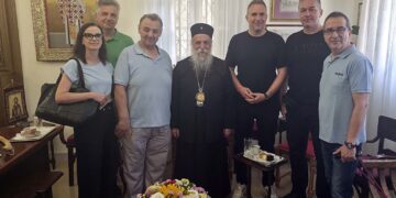 Επίσκεψη του Διοικητικού Συμβουλίου του Εμπορικού Συλλόγου Γρεβενών στον Σεβασμιώτατο Μητροπολίτη Γρεβενών κ.κ. Δαβίδ