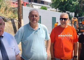 Αυτοψία Δημάρχου Γρεβενών στις εργασίες ανάπλασης του Βαροσίου
