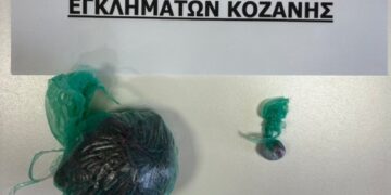 Κοζάνη: Σύλληψη 33χρονου με κάνναβη και κοκαΐνη