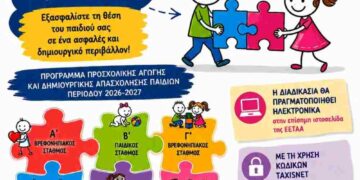 Δήμος Κοζάνης: Ξεκίνησε η ηλεκτρονική υποβολή των αιτήσεων για λήψη VOUCHER ΕΣΠΑ για τους Παιδικούς, Βρεφικούς και Βρεφονηπιακούς Σταθμούς καθώς και για το ΚΔΑΠ ΑΜΕΑ