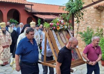 Η μεγάλη εορτή της Μεταμορφώσεως του Σωτήρος στην Ιερά Μονή Δρυοβούνου Βοΐου. Φωτογραφίες