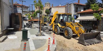 Σιάτιστα: Ξεκίνησαν τα έργα. Κλειστό το κέντρο. Βίντεο και φωτογραφίες
