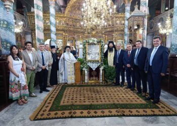 Εράτυρα: Τα αποκαλυπτήρια του αποκατεστημένου Μεγάλου Επιταφίου.  Φωτογραφίες