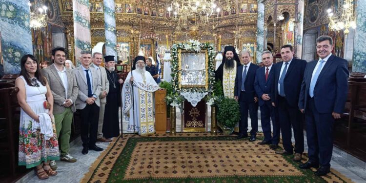 Εράτυρα: Τα αποκαλυπτήρια του αποκατεστημένου Μεγάλου Επιταφίου.  Φωτογραφίες