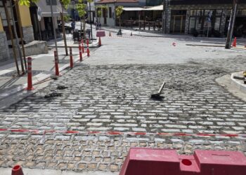 Σιάτιστα: Ολοκληρωνονται τα έργα στο κέντρο. Βίντεο και φωτογραφίες