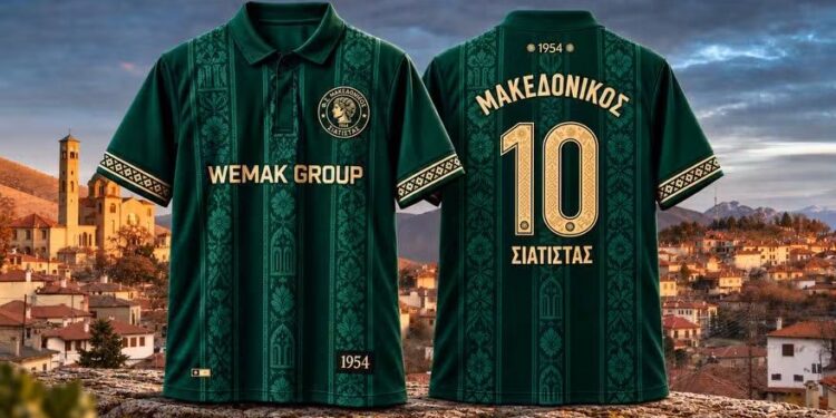 Η Νέα φανέλα του Μακεδονικού Σιάτιστας