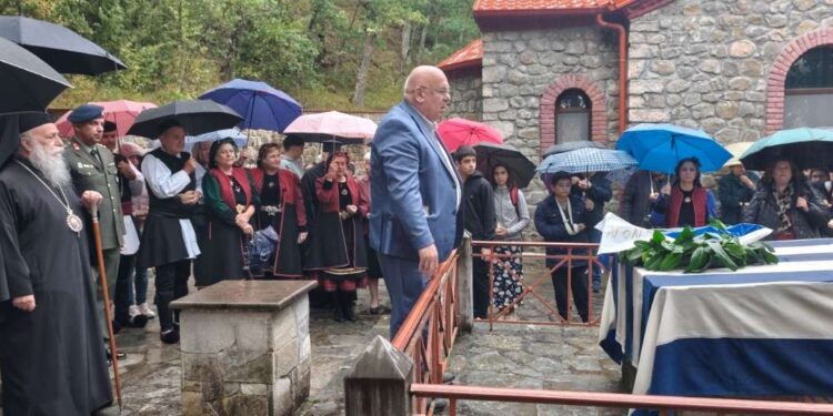 Ο Δήμαρχος Γρεβενών στις εκδηλώσεις μνήμης του Εθνοϊερομάρτυρα Μητροπολίτη Γρεβενών Αιμιλιανού Λαζαρίδη