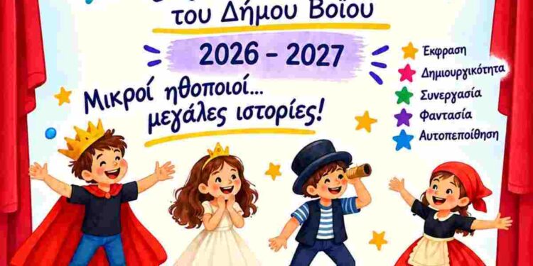 Δήμος Βοΐου: Παιδικό θεατρικό εργαστήρι