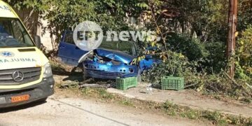 Καστοριά: Τροχαίο ατύχημα με τραυματισμό 23χρονου