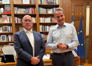 Μιχάλης Παπαδόπουλος: Συνάντηση εργασίας με τον Πρωθυπουργό, Κυριάκο Μητσοτάκη